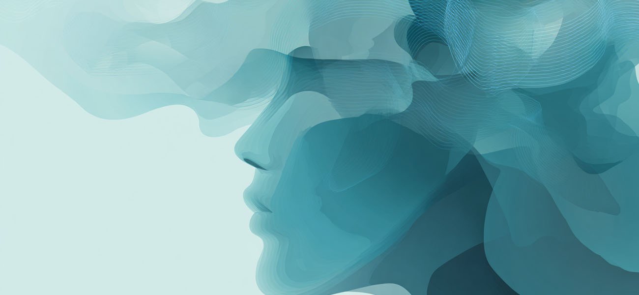 Abstract illustration representing behavior, cognition, and learning in Social Learning Theory.